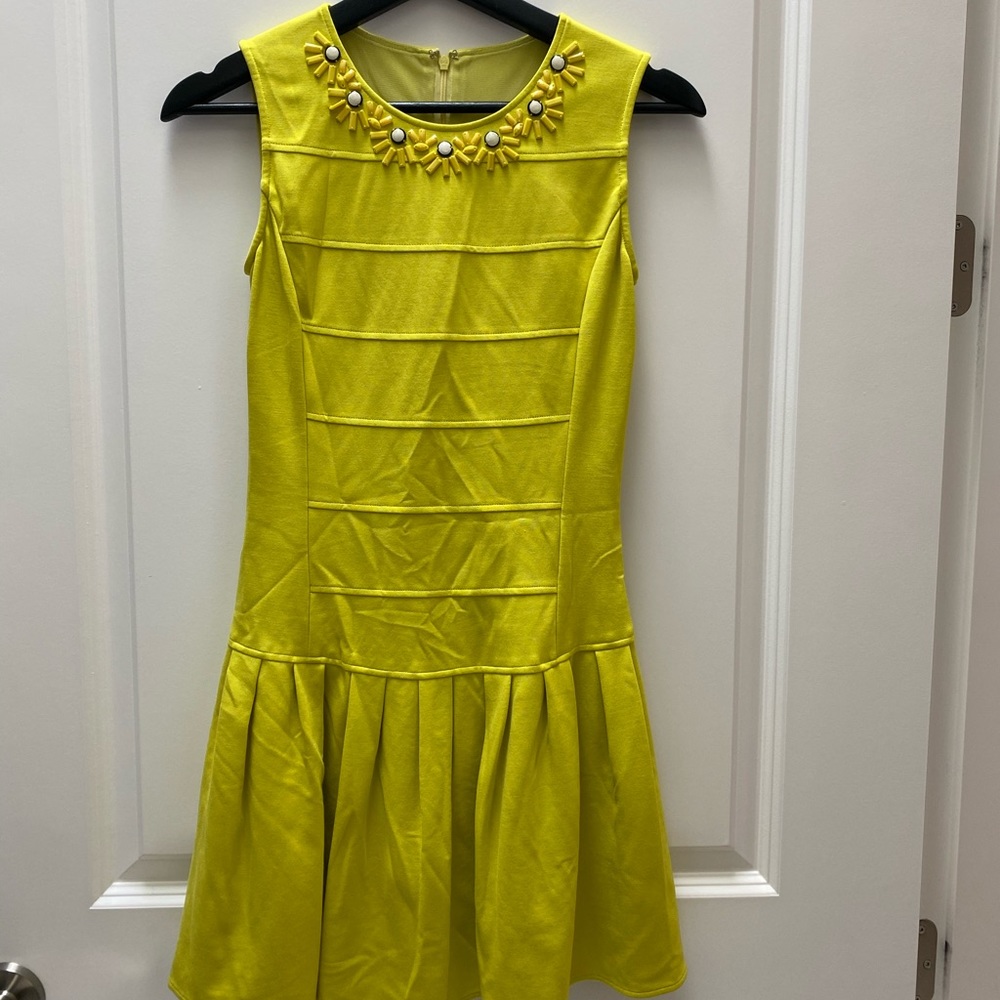 Beautiful dress with flower studs